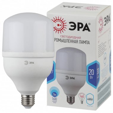 Фотография товара 'Эра LED POWER T80-20W-6500-E27 (диод, колок, 20Вт, E27) (40/800) (40/1280), Б0049588'