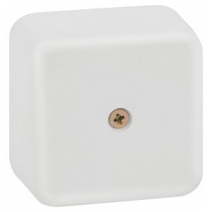 Фотография товара 'Эра Распаячная коробка BS-W-50-50-20 без клеммы 50х50х20мм белая IP40 Б0058701'