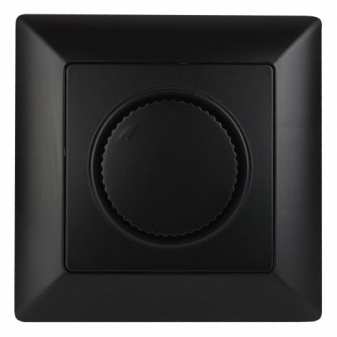 Фотография товара 'Эра Светорегулятор Intro Solo 4-401-05 поворотный, 600Вт 230В, IP20, СУ, антрацит Б0053709'