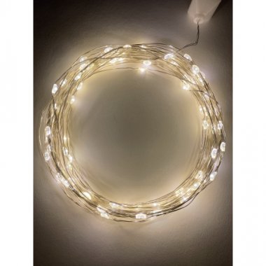 Фотография товара 'Эра Гирлянда LED Нить 10 м теплый свет 220V (100/1800), Б0047964'
