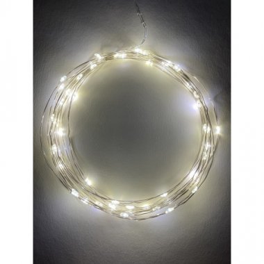 Фотография товара 'Эра Гирлянда LED Нить 5 м теплый свет, АА (100/2500), Б0047960'