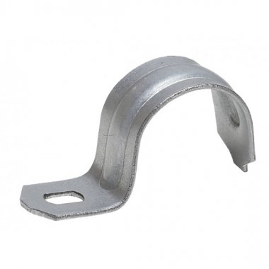 Фотография товара 'Эра Скоба металлическая однолапковая d 12-13мм, Б0036396'