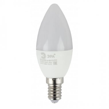 Фотография товара 'Эра Лампа светодиодная ECO LED B35-6W-827-E14 Б0020618'