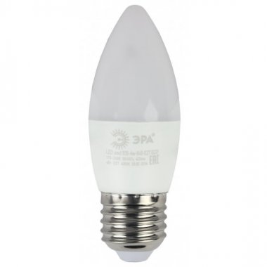 Фотография товара 'Эра Лампа светодиодная ECO LED B35-6W-840-E27 (диод, свеча, 6Вт, нейтр, E27) Б0020621'