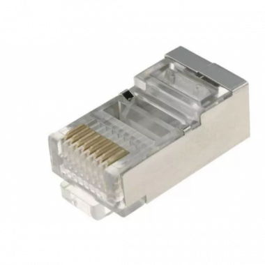 Фотография товара 'Эра Джек ЭРА RJF-1 RJ-45 8P8C CAT 5e экранированный, Б0048301'