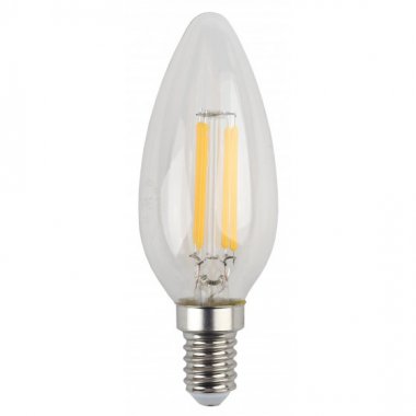 Фотография товара 'Эра F-LED B35-5W-827-E14 (филамент, свеча, 5Вт, тепл, E14) Б0043435'