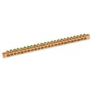 Фотография товара 'Эра Шина NO-122-11 PEN земля-ноль 6х9мм 24/2 латунная с креплениями по краям Б0047225'