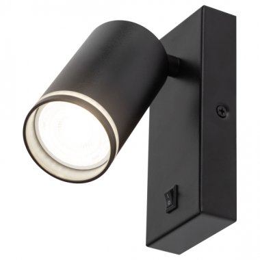 Фотография товара 'Эра Светильник настенный WL19 BK GU10 MR16 IP20 черный Б0056360'