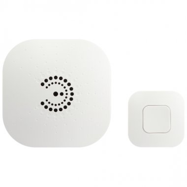 Фотография товара 'Эра Звонок дверной BIONIC White беспроводной белый 36 мелодий Б0061074'