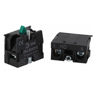 Фотография товара 'Эра Контактный блок ЭРА BDK21E 1з для серии LAY5 Б0045694'