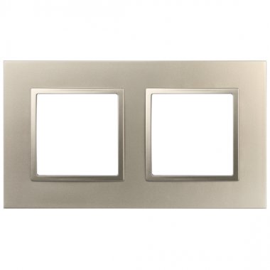 Фотография товара 'Эра Рамка для розеток и выключателей Elegance 14-5012-04 Classic, на 2 поста, шампань Б0060579'