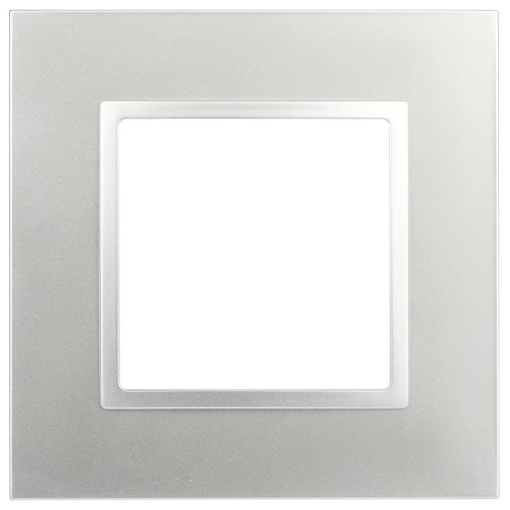 Фотография товара 'Эра Рамка для розеток и выключателей Elegance 14-5011-03 Classic, на 1 пост, алюминий Б0060573'