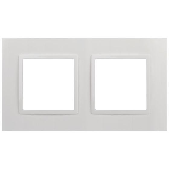 Фотография товара 'Эра Рамка для розеток и выключателей Elegance 14-5012-01 Classic, на 2 поста, белый Б0060576'