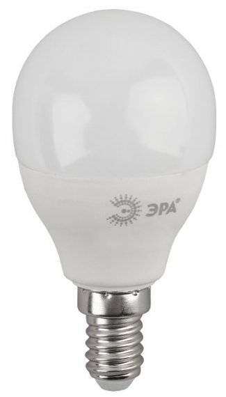 Фотография товара 'Эра Лампа светодиодная ECO LED P45-10W-827-E14 (диод, шар, 10Вт, тепл, E14) Б0032968'