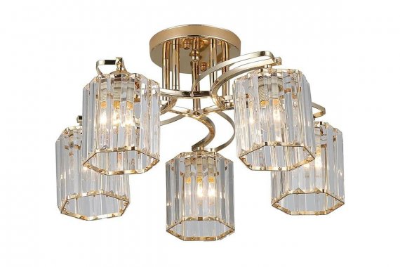 Фотография товара 'Эра Б0052671 Люстра Rivoli Angelina 9077-305 5 * Е27 40 Вт'