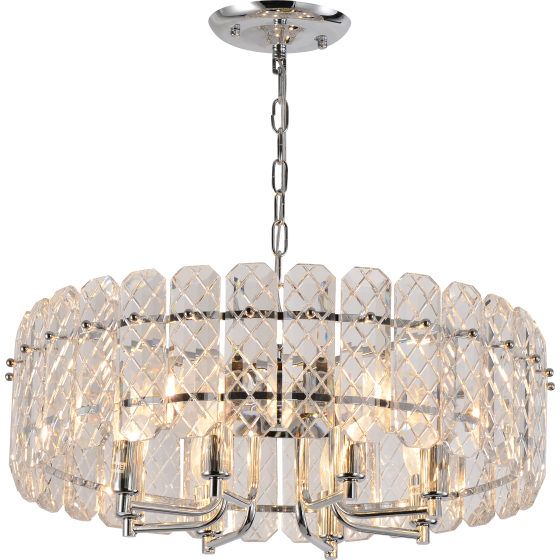 Фотография товара 'Эра Люстра Rivoli Whitney 1050-308 8 х Е14 40 Вт хрусталь Б0061222'
