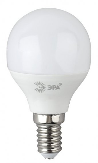 Фотография товара 'Эра LED P45-10W-865-E14 R (диод, шар, 10Вт, хол, E14) Б0045354'