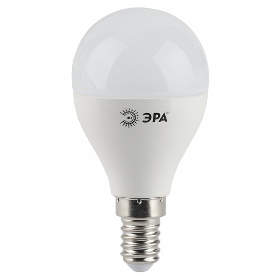 Фотография товара 'Эра Лампа светодиодная LED P45-9W-827-E14 (диод, шар, 9Вт, тепл, E14) Б0029041'