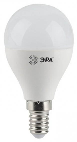 Фотография товара 'Эра Лампа светодиодная LED P45-9W-840-E14 (диод, шар, 9Вт, нейтр, E14) Б0029042'