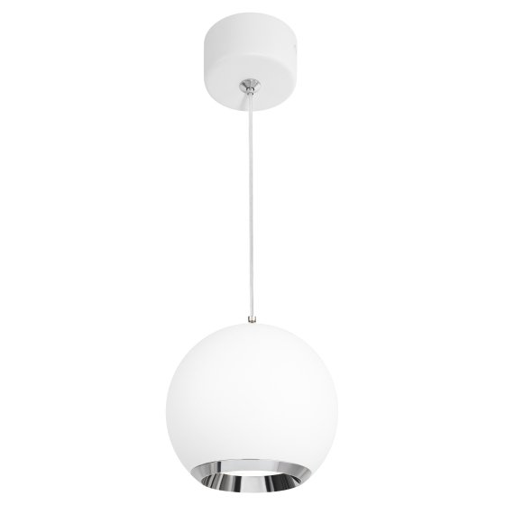 Фотография товара 'Эра Светильник подвесной (подвес) PL32 WH/CH MR16 GU10 потолочный круг Б0061379'