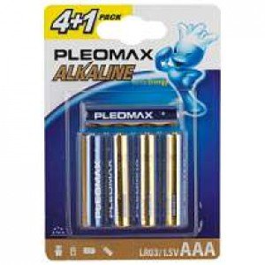 Фотография товара 'Эра Батарейки Pleomax LR03-4+1BL Alkaline C0021218'