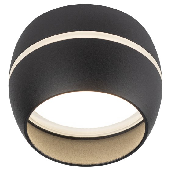 Фотография товара 'Эра Светильник настенно-потолочный спот OL29 BK GX53, черный Б0055583'