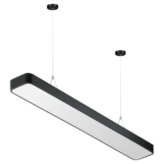 Фотография товара 'Эра Светильник LED Geometria SPO-112-B-40K-040 Block 40Вт 4000К 4500Лм IP40 1200*200*60 черный подвесной драйвер внутри Б0058857'