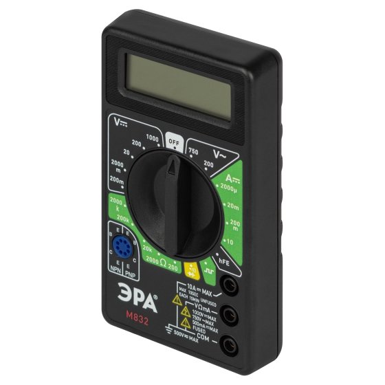 Фотография товара 'Эра Мультиметр цифровой  модель M832 Б0055797'