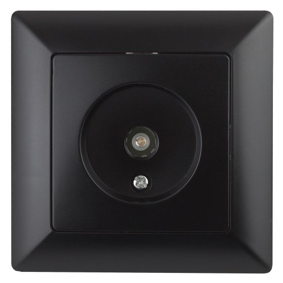 Фотография товара 'Эра Розетка Intro Solo 4-301-05 TV одиночная, СУ, антрацит Б0043372'