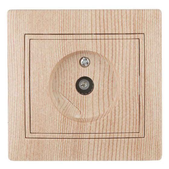 Фотография товара 'Эра Розетка Intro Plano 1-301-11 TV одиночная, IP20, СУ, сосна Б0030081'