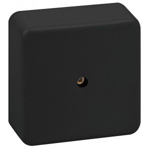 Фотография товара 'Эра Распаячная коробка ЭРА BS-B-50-50-20 50х50х20мм без клеммы черная IP40 Б0061810'