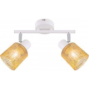 Фотография товара 'Эра Светильник настенно-потолочный спот Rivoli Gretta 7066-702 2 х Е14 40 Вт поворотный Б0055376'