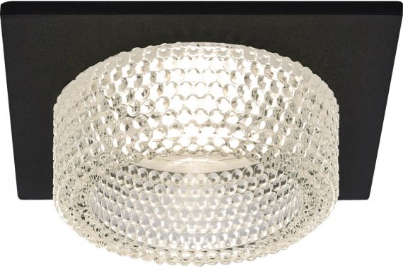 Фотография товара 'Эра Б0058422 Встраиваемый светильник декоративный DK110 BK/CL MR16 GU5.3'