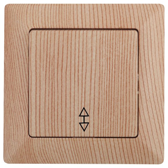 Фотография товара 'Эра Переключатель, 10А-250В, СУ, Solo, сосна Б0043283'