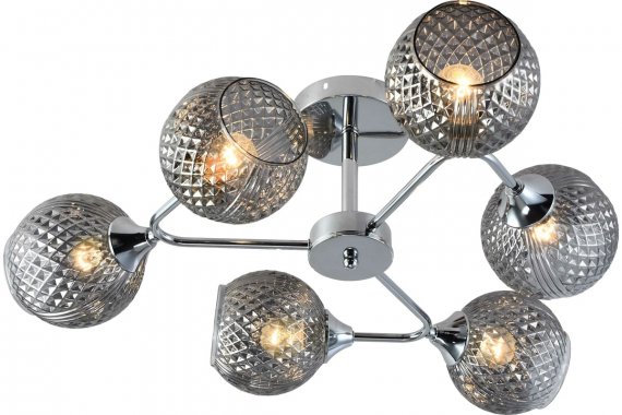 Фотография товара 'Эра Б0055384 Люстра Rivoli Haley 3137-306 6 х Е27 60 Вт'