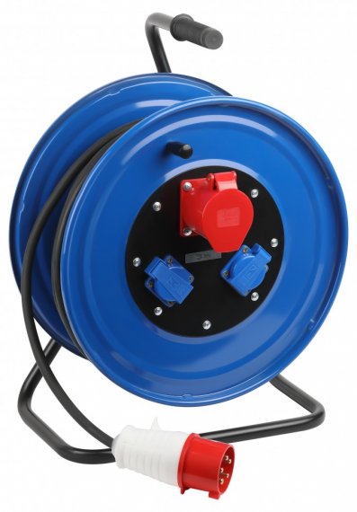 Фотография товара 'Эра Б0057313 Удлинитель силовой IND380-RM-3e-5x4-30m-IP44 380В'