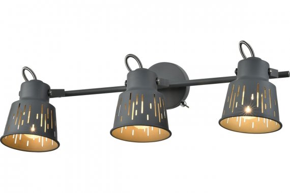 Фотография товара 'Эра Б0055014 Светильник настенно-потолочный спот Rivoli Kalma 7059-703 3 х Е27 40 Вт'