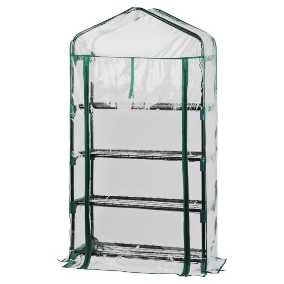 Фотография товара 'Эра Теплица FITO-House - 4 со светильниками в комплекте 4 яруса 1250х690х300 мм Б0059786'