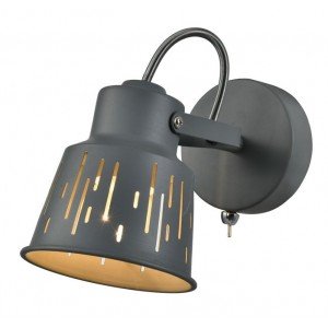 Фотография товара 'Эра Светильник настенно-потолочный спот Rivoli Kalma 7059-701 1 х Е27 40 Вт поворотный с выключателем Б0055012'