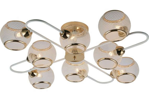 Фотография товара 'Эра Б0054887 Люстра Rivoli Mortifera 3130-308 8 х Е27 40 Вт'