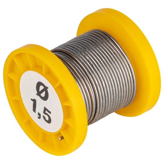 Фотография товара 'Эра Припой с канифолью для пайки ПОС 61 трубка ? 1.5 мм, катушка 50 грБ0061084'