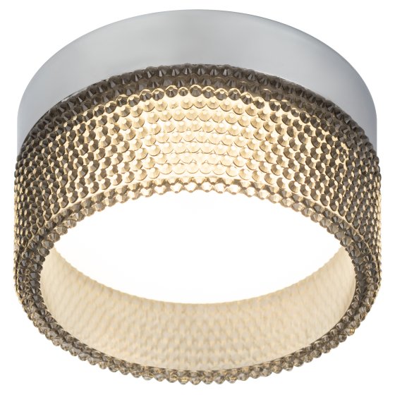 Фотография товара 'Эра Встраиваемый светильник под лампу GX53 DK97 CH/BK хром черный Б0057462'