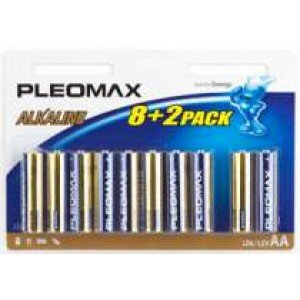Фотография товара 'Эра Батарейки Pleomax LR6-8+2BL Alkaline C0021216'