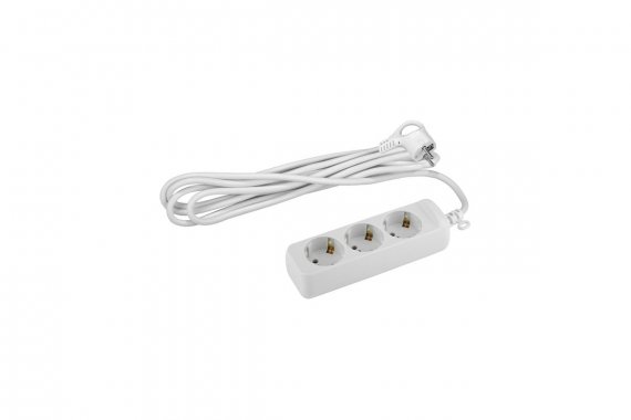 Фотография товара 'Эра Б0044031 Удлинитель электрический U-3e-1,5m-3x1,5 с заземлением 3 розетки'