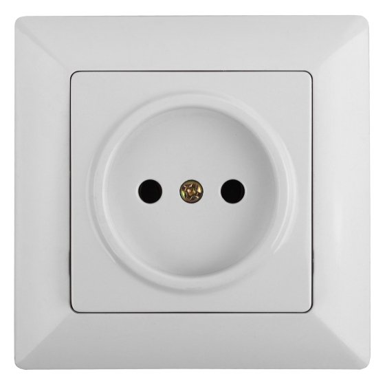 Фотография товара 'Эра Розетка 2P, 16А-250В, СУ, Solo, белый Б0043305'