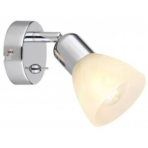 Фотография товара 'Эра Светильник настенно-потолочный спот Rivoli Keila 7051-701 1 х Е14 40 Вт поворотный с выключателем Б0054678'