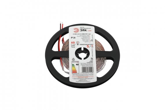 Фотография товара 'Эра Б0053972 Светодиодная лента LS2835 6-60-12-6500K-IP20-1 year-5m'