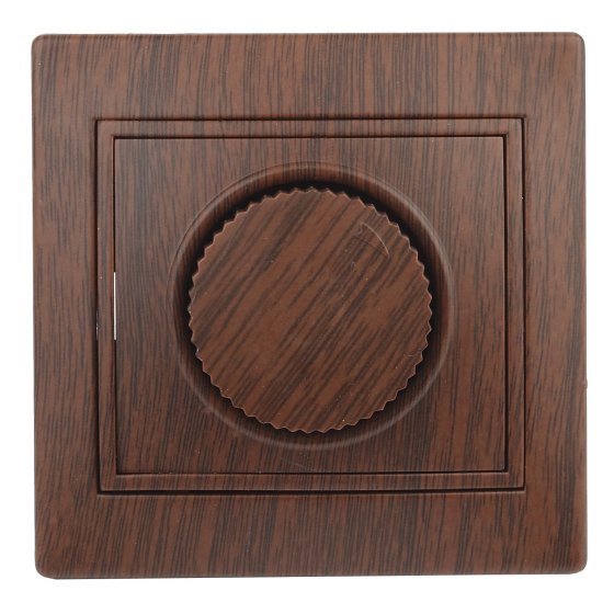 Фотография товара 'Эра Светорегулятор поворотный, 600Вт 230В, IP20, СУ, Plano, венге (10/200/2000) Б0030092'