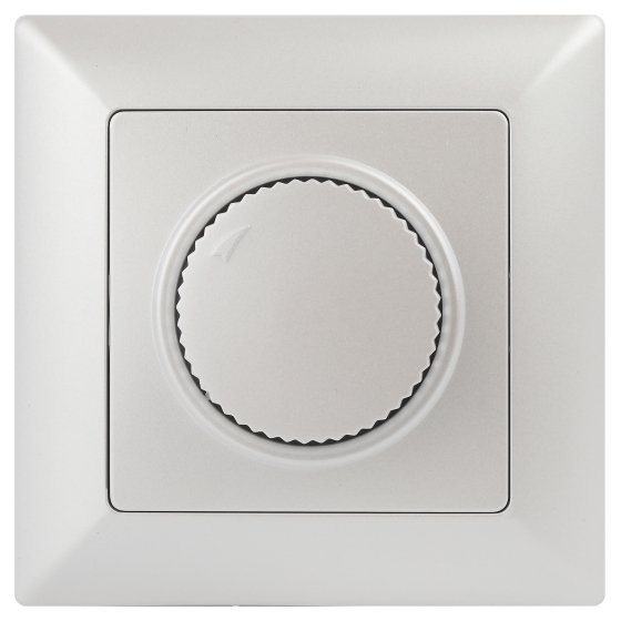 Фотография товара 'Эра Светорегулятор Intro Solo 4-401-06 поворотный, 600Вт 230В, IP20, СУ, перламутр Б0053710'