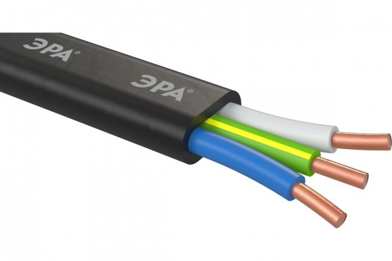 Фотография товара 'Эра Б0058778 Кабель ВВГ-Пнг(А) 3х4 мм2'